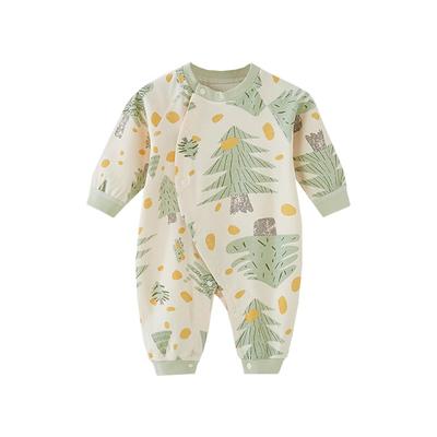 Jaydyequ Детский Длинный Комбинезон для Мальчиков и Легкий Комбинезон Baby Tree 80см Одежда, Рукав, Весна/Осень, Девочки, Комбинезон, Преппи, Подарок, Всесезонный Материал, По всему
