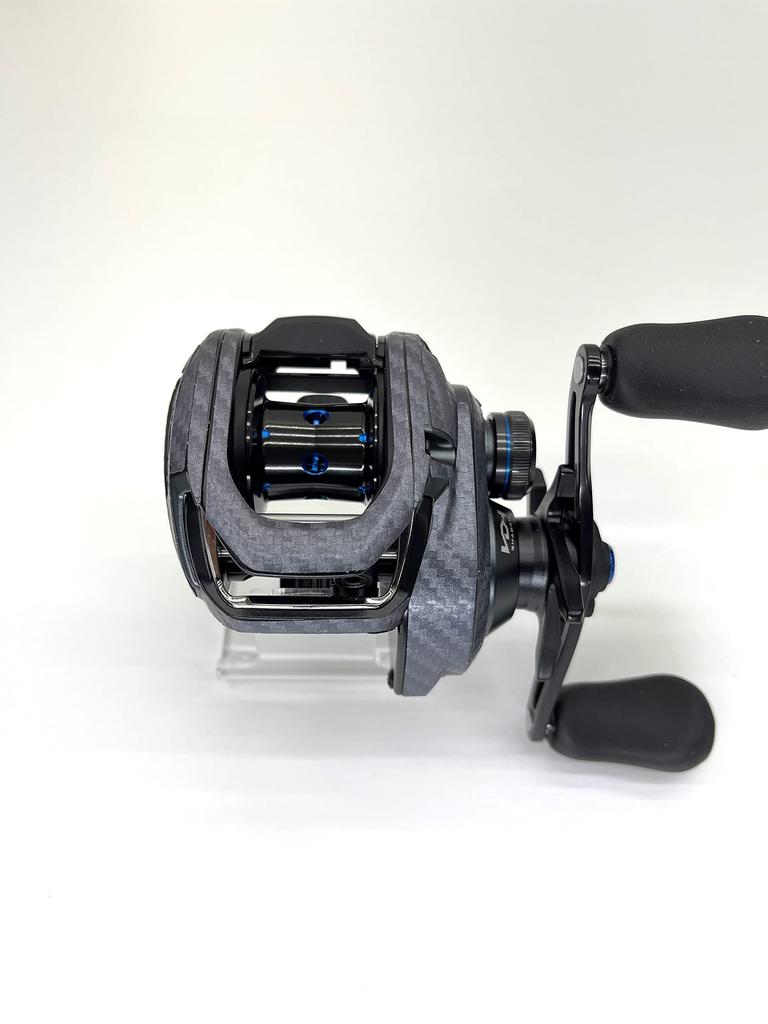 CUSTOM Custom Decal for YOROI and MGL Baitcasting Scratch Protection SEAT.JP 24SLX, 19SLX, Reels, (Silver, Left-Handed)