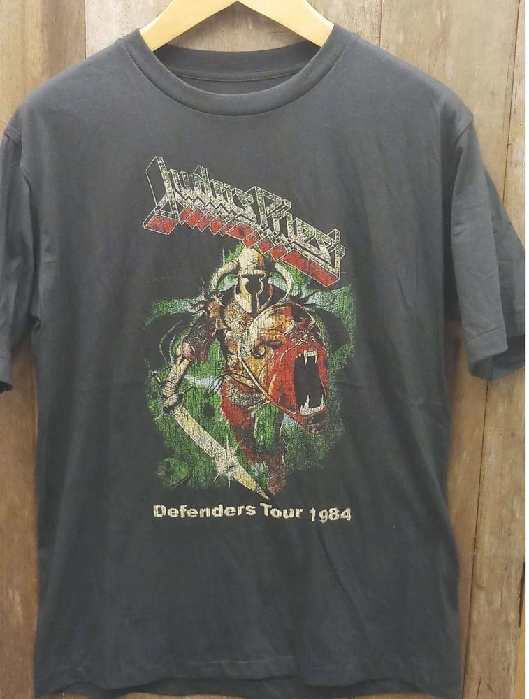 Футболка Judas Priest 'Defenders Tour 1984' Дань уважения рок-наследию Унисекс