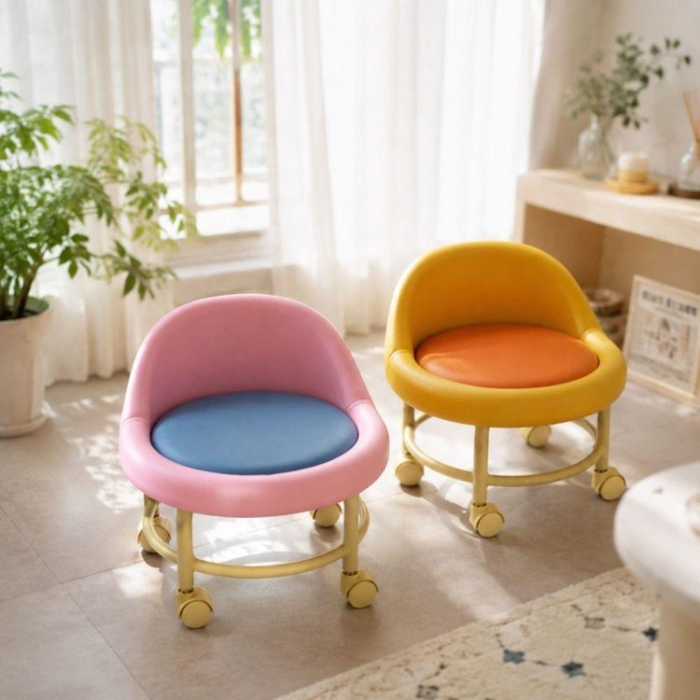 Anti-Slip Low Stool Plastic Small Chair Sturdy Portable Chair Kids