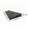 2Pcs/Pack 500*130*30mm Sidewalk Threshold Driveway Plastic PE Portable Car Loading Dock Textured Surface Curb Ramp