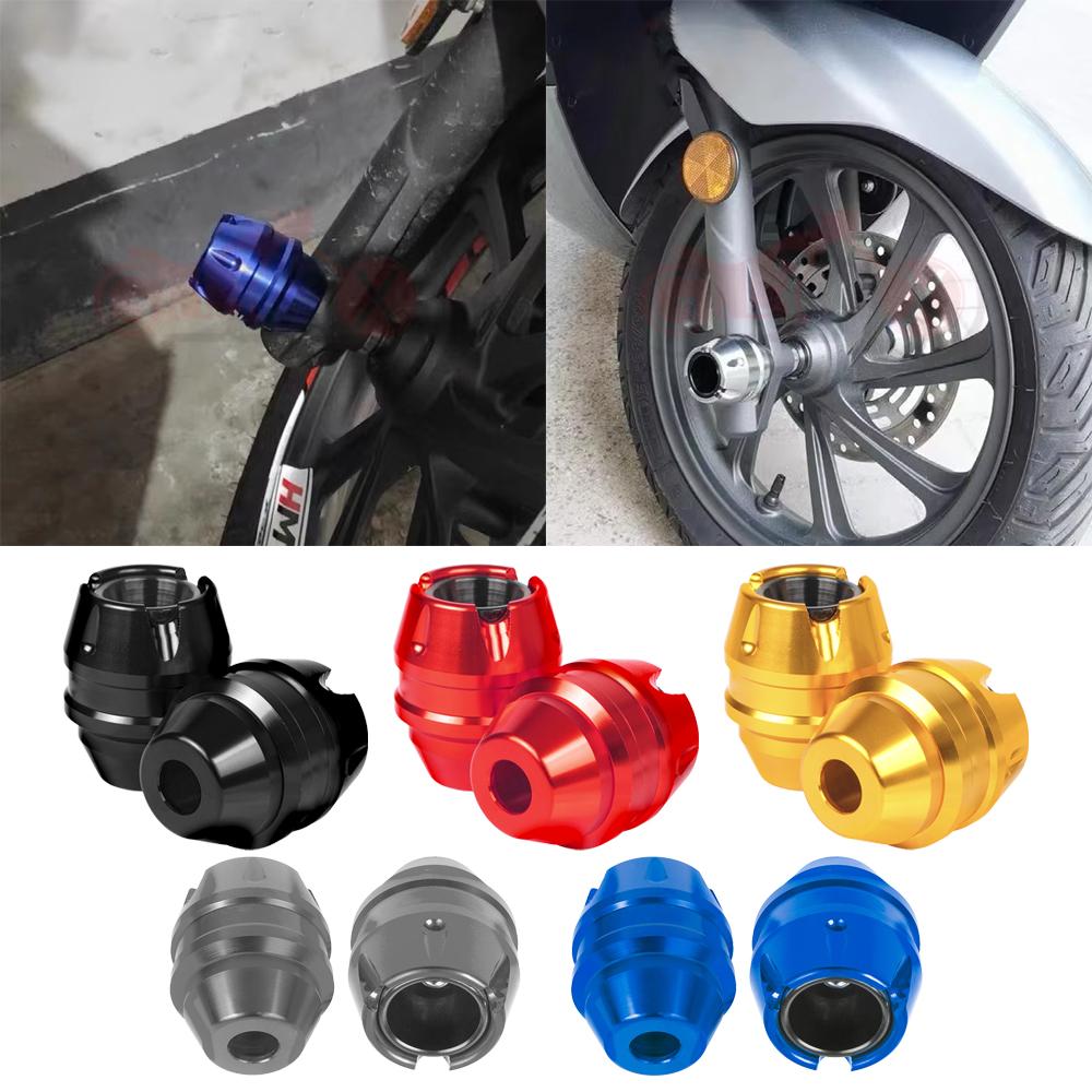 For Honda PCX150 PCX160 PCX125 ADV150 Forza350 Forza300 Front Wheel Sliders For YAMAHA XMAX300 XMAX250 XMAX125 XMAX 300 250 125