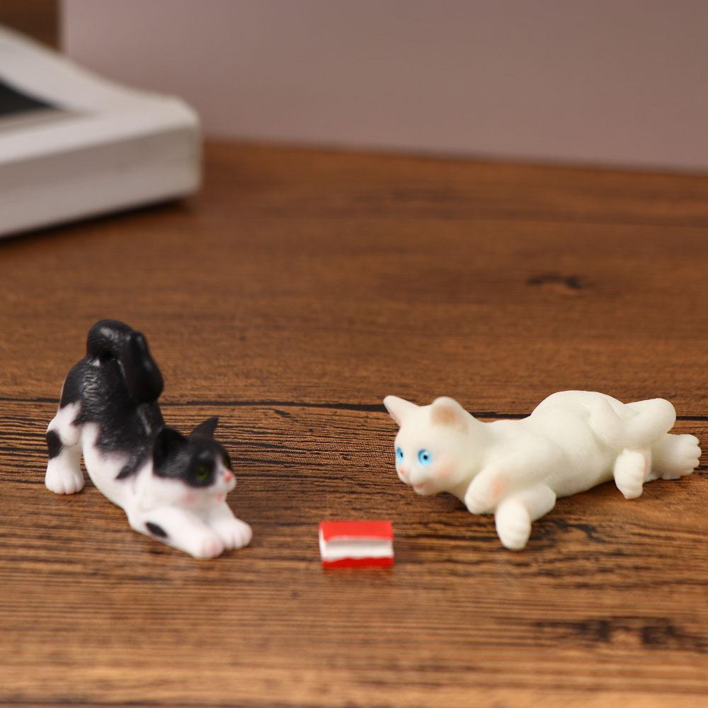 Statue Animal Model Dollhouse Fairy Garden Ornament Micro Landscape Miniature Figurines Home Decor