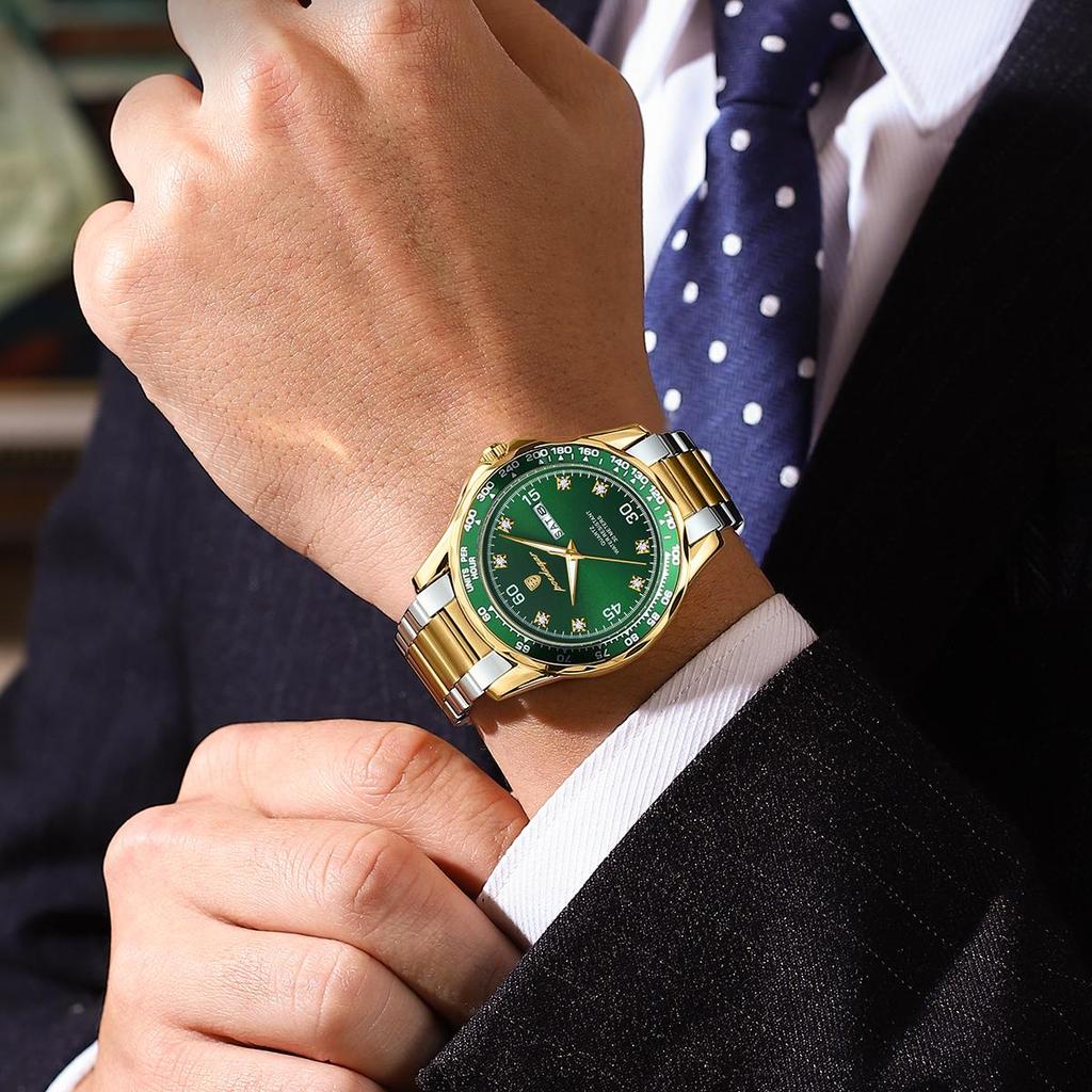 Новые модные брендовые роскошные мужские часы новые водонепроницаемые кварцевые часы из нержавеющей стали классические мужские часы