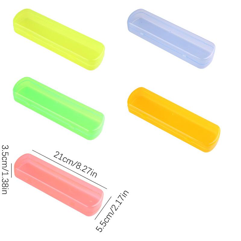 Candy Color Storage Container Box Holder Protable Outdoor Travel Toothbrush Box