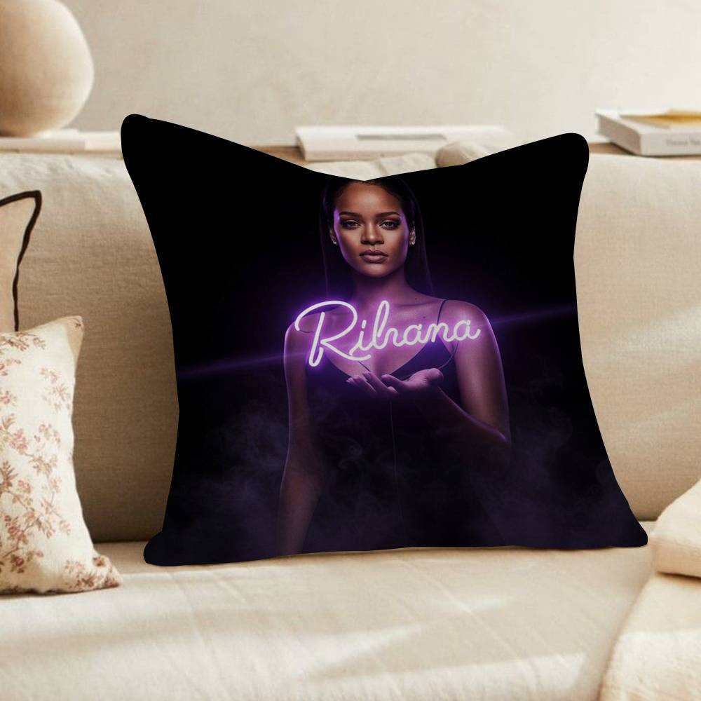 Famous Singer Rihanna Pop Music Personalized Pillow Cover Kids Bedroom Wild Party Decor Pillowcase kid Birthday shower Gift