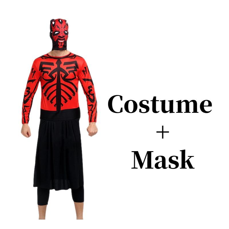 Хэллоуин Звездные войны Ситх Джедай Аниме Костюм Для Взрослых Полиэстер Ткань Фэнтези Тема