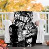 Thriller Manga Junji Ito Tomie1 printed throw blanket—lightweight,soft,warm;versatile blanket for all seasons—perfect as &air-conditioning throw,nap b