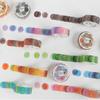 DIY Stationery Masking Tape Adhesive Tape Colorful Dots Washi Tapes Round Stickers Label