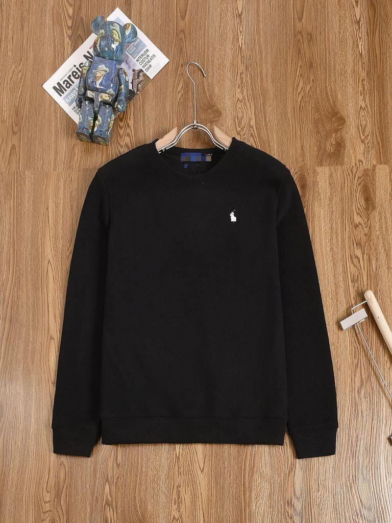 Мужская высококачественная толстовка-поло из чистого хлопка – с длинным рукавом, вышитая этикетка, Business Casual, стиль для трансграничной торговли