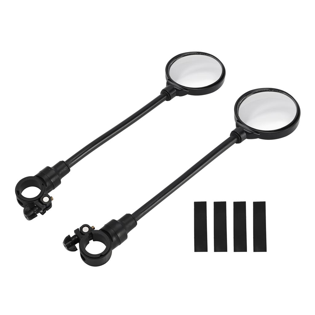 Вращающееся регулируемое широкоугольное зеркало заднего вида на руль велосипеда, 2 шт.