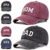 Letter MOM Embroidery Dad Hat Outdoor Unisex Sunscreen Baseball Cap Fashion Hip Hop Caps Washed Hats Golf Cap