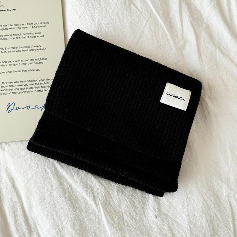 New Red Retro Plaid Christmas Scarf Women's Winter Atmosphere Green Thickened Warm Couple Scarf