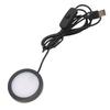 LED Round Light Ultra Thin Aluminum Casing Under Counter Lighting with 1.5m Cable for Ceiling Bedroom Kitchen USB Plug
