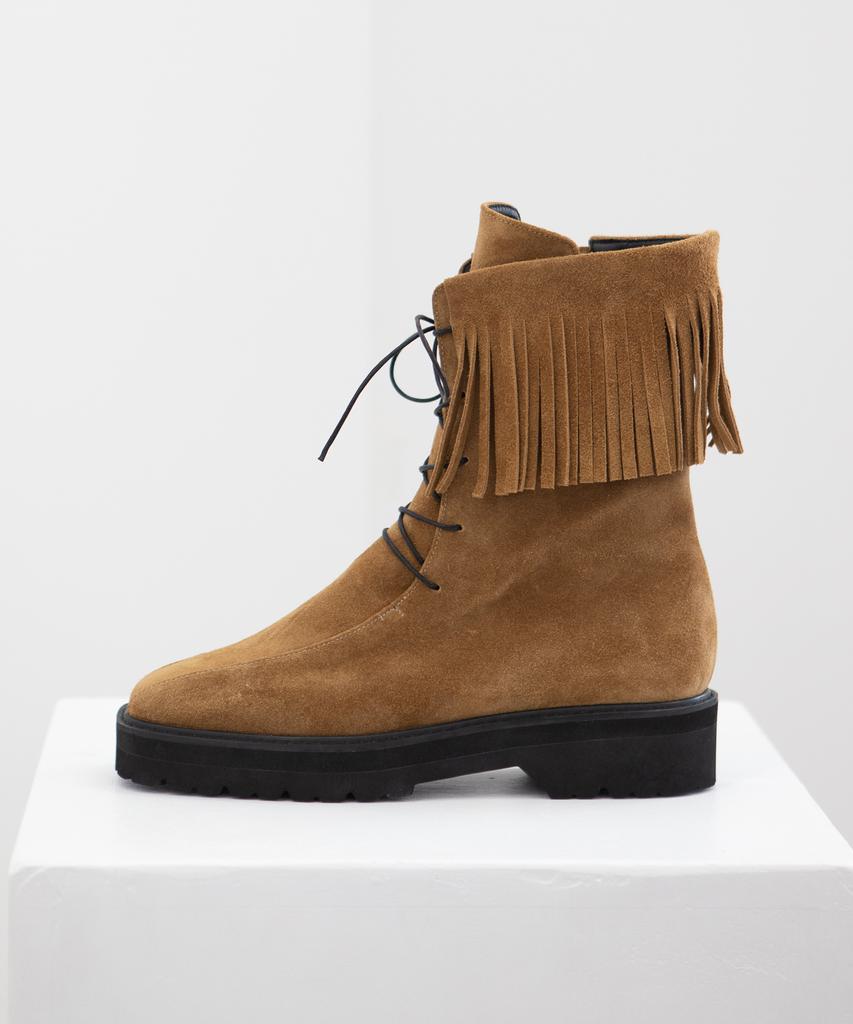 Twvp Boheme Fringe Ankle Boots 22F08Ca Boheme Fringe Ankle Boots