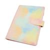 A5 Leather Notebook Binder Loose Leaf 6 Ring Binder Planner Notebook Cover with Magnetic Buckle