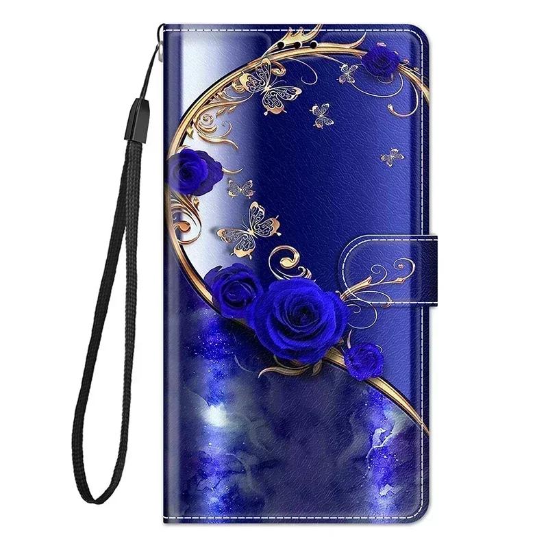 Красивый чехол-бумажник с бабочкой для Huawei Honor 90 Pro X50 X6 X6A X7 X8 X8A X9A Magic 5 Lite Магнитная книжка Кожаный чехол с отделениями для карт