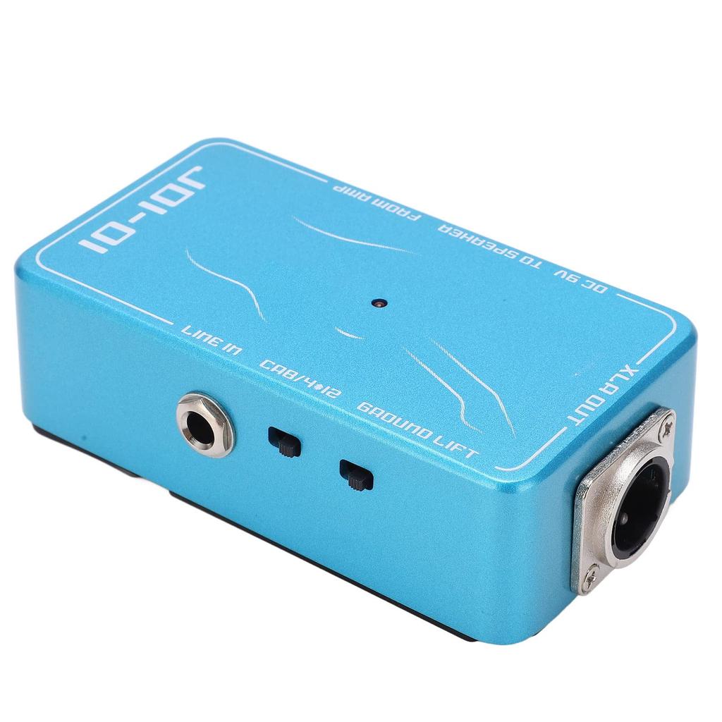 Walfront JDI-01 Пассивный директ-бокс, Аналоговая педаль эффектов для электрогитары с динамиком, Функция симуляции усилителя, Балансный XLR-выход 600 Ом,