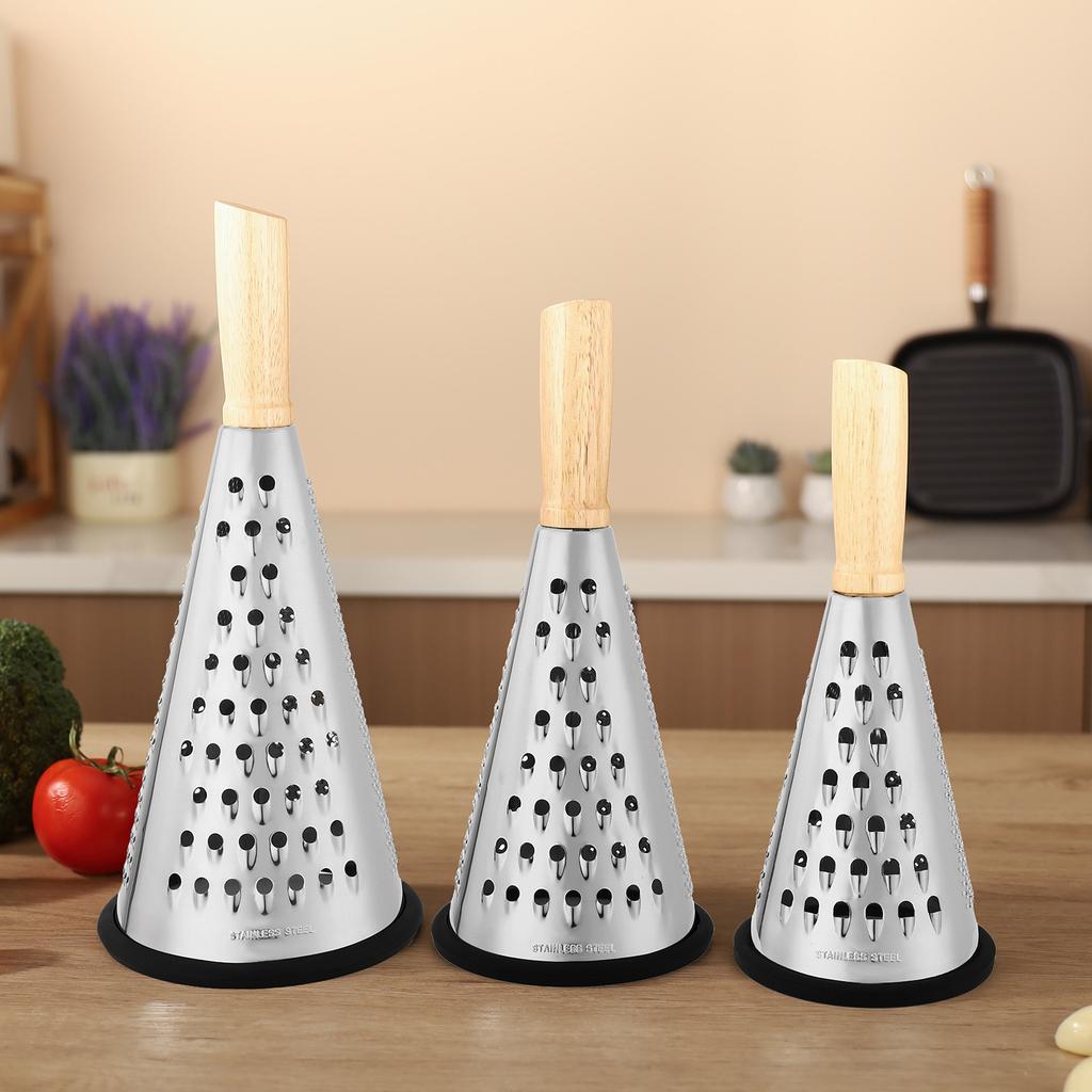 Rubber Wood, 8 Inches, 9 Inches, 10 Inches, Stainless Steel, Conical Planer, Melon Planer, Multifunctional, Vegetable Slicer, Kitchen Tool