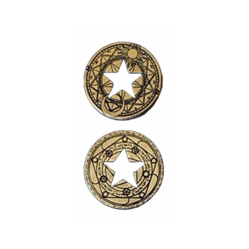 Magiczna złota metalowa moneta 1 szt