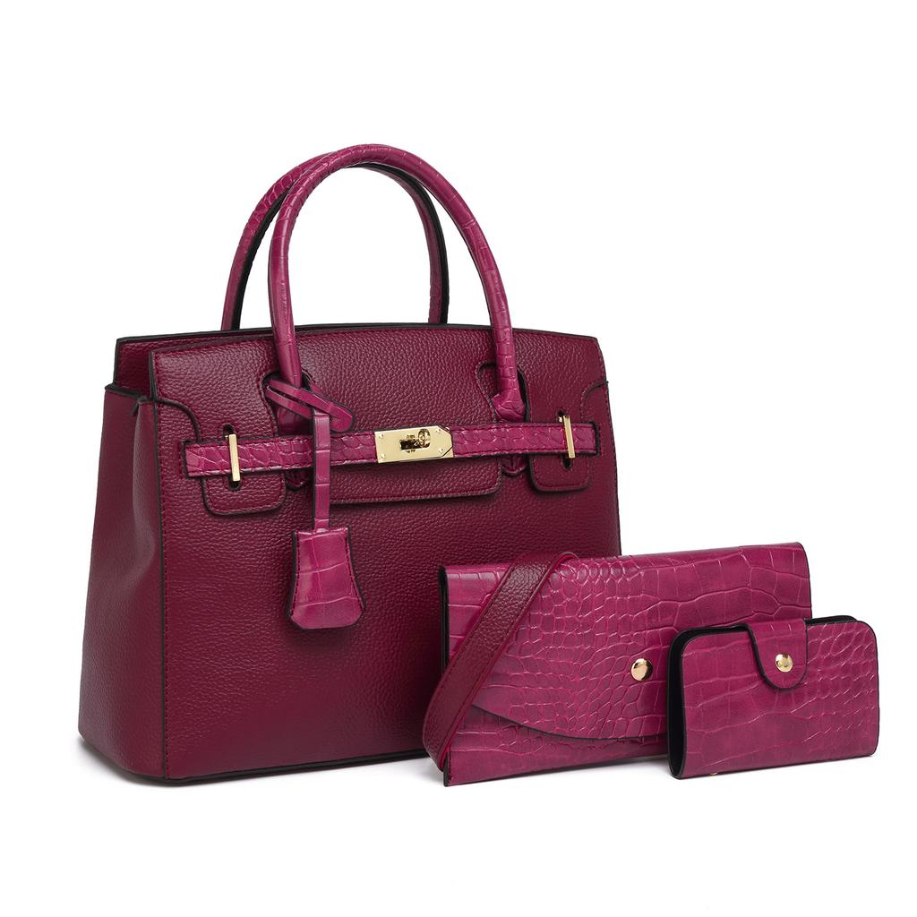 2026 New Fashion Lightweight Luxury Women's Shoulder Crossbody Bag 3-Piece Set