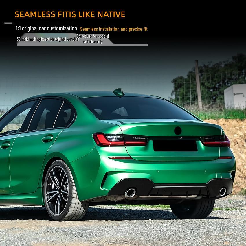Европейский задний диффузор-лип-спойлер M Sport для BMW 3 серии G20/G21