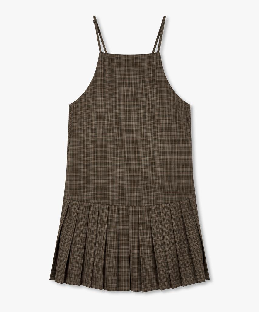 STUDIO TOMBOY Платье с многослойной плиссировкой_Коричневый 91F6241782