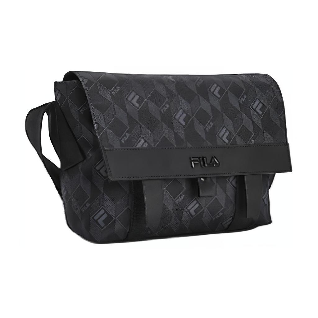 New FILA Synthetic Leather Crossbody Bags Regular Unisex Black F13M428102FBK