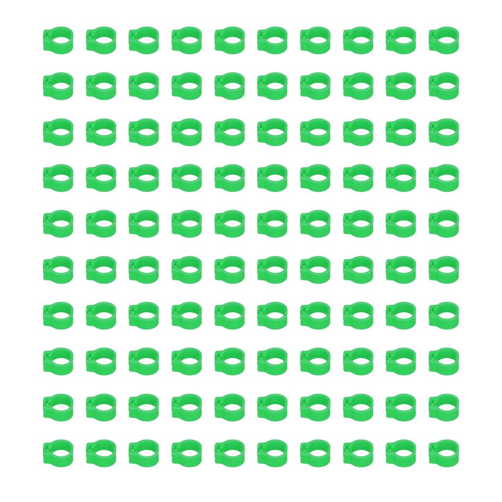 100 шт. 8 мм Идентификационные кольца для ног голубей Птицеводческие ножные браслеты Без надписей Принадлежности для голубей