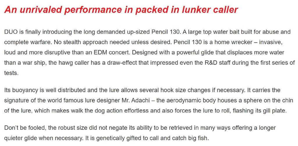 DUO Плавающая приманка Realis Pencil 130 Topwater AOA3327 (9303)