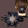 Fashion Flower Large Clip Mom Hair Accessories Hair Clips Simple Rhinestone Diamond Plate Hair Duckbill Clip
