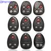 Jingyuqin For Buick Hummer H3 GMC For Chevrolet Colorado Isuzu Car Key Case 3/4/5 Buttons Remote Key Shell Cover Fob Blank