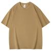 260g High-Quality Double Yarn Ice Cool Heavyweight Loose Drop Shoulder Short Sleeve T-shirt with Custom Logo for Class or Group Uniforms
