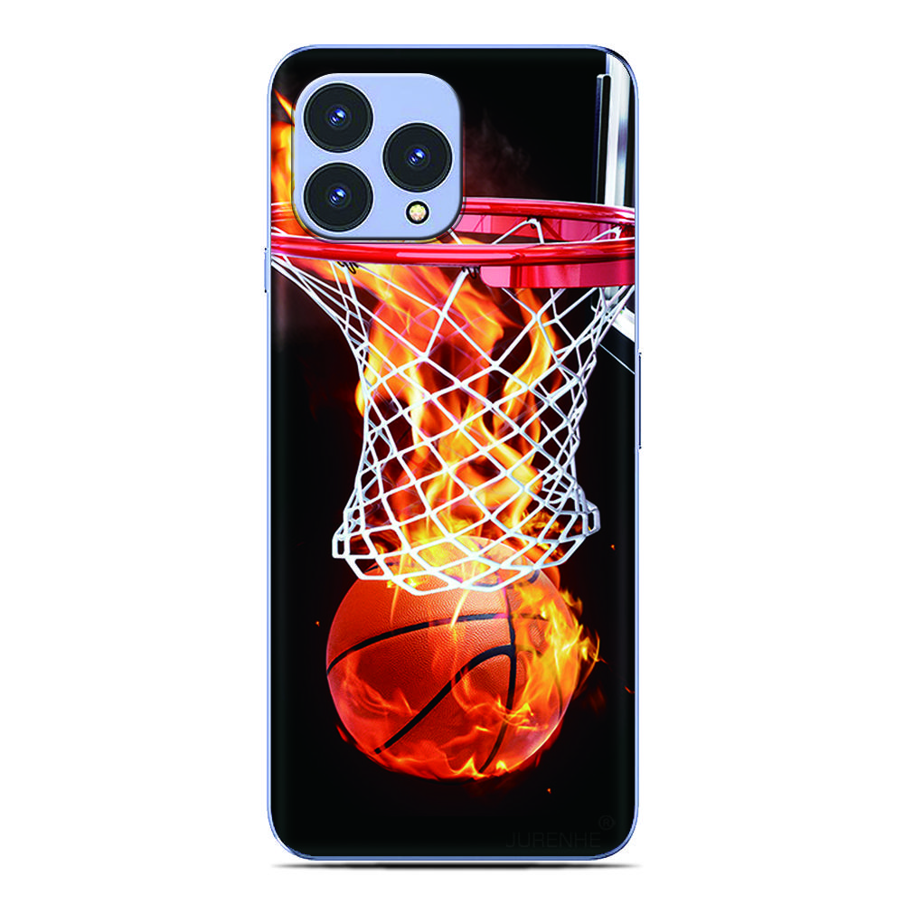 Basketball Flame Phone Case For Ulefone Note 20 19 18 Ultra 10 12 13 14 15 16 17 Pro 13P 12P 11P 10P Silicone Soft Back Cover