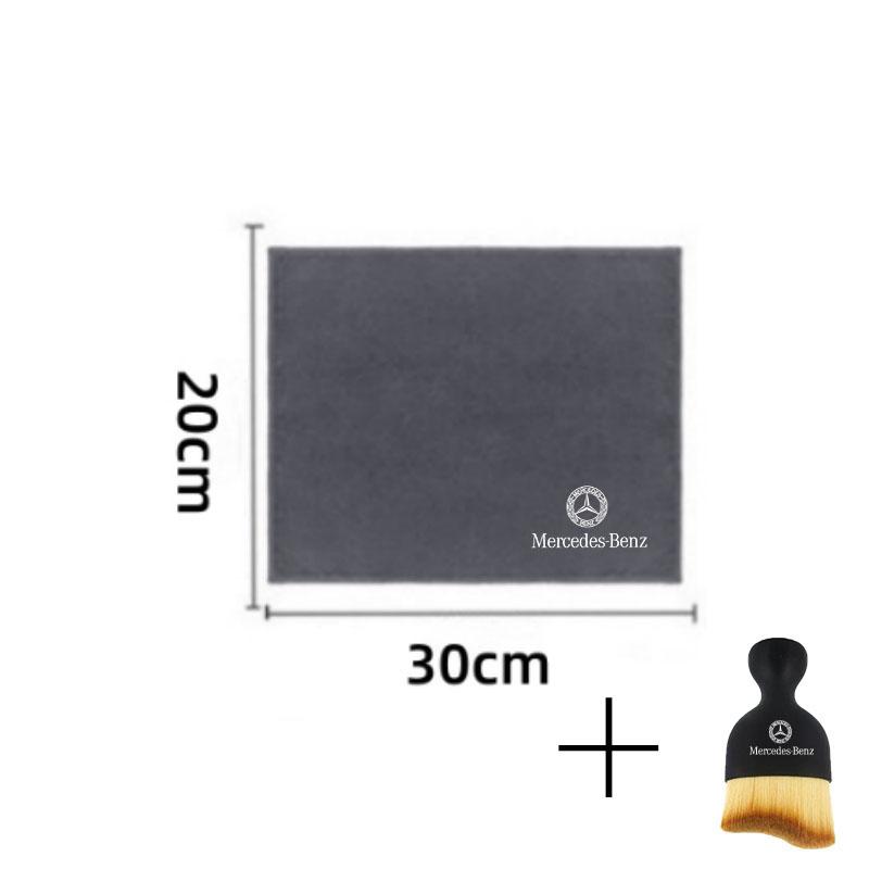 CEJ1 2025 Hot For Benz Suede Towel Car Cleaning Soft Brush Care Accessories for Mercedes Benz AMG W211 W203 W204 W210 W124 AMG W202 C