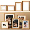 New 6/7/8 Inch Black Walnut Photo Frame Real Wooden Handmade Mortise Tenon Photo Frame Simple Display Photo Frame