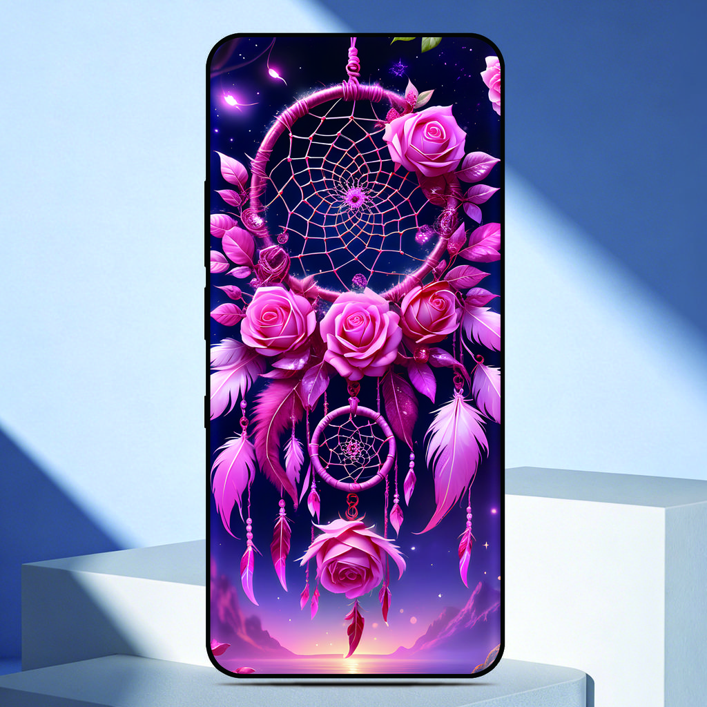 Rose Dream Catcher Phone Case For Motorola Moto G86 Power 5G Painted Back Cover For Moto G75 TPU Soft Fundas Customized Photo