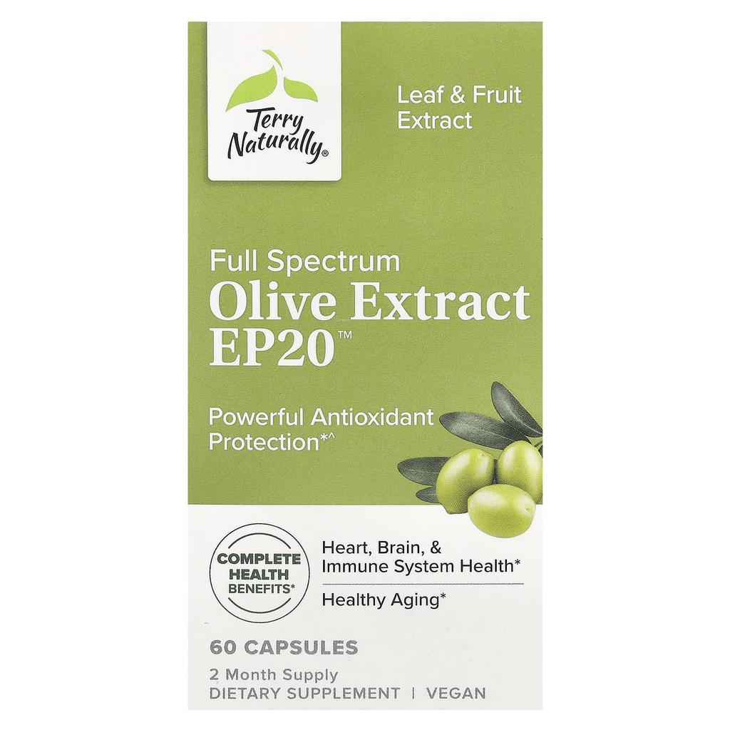 Full Spectrum Olive Extract Ep20™, 60 Capsules