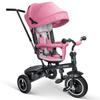 Duomspiace Push Riding Baby Ages Детский трехколесный велосипед, коляска, удочка, игрушка, транспортное средство, подарок, 1-6 (розовый)