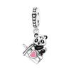 Orstarry 925 Silver Sausage Dog Animal Beads Original Pendants Bracelet Charm Jewelry Party DIY Trendy Gifts
