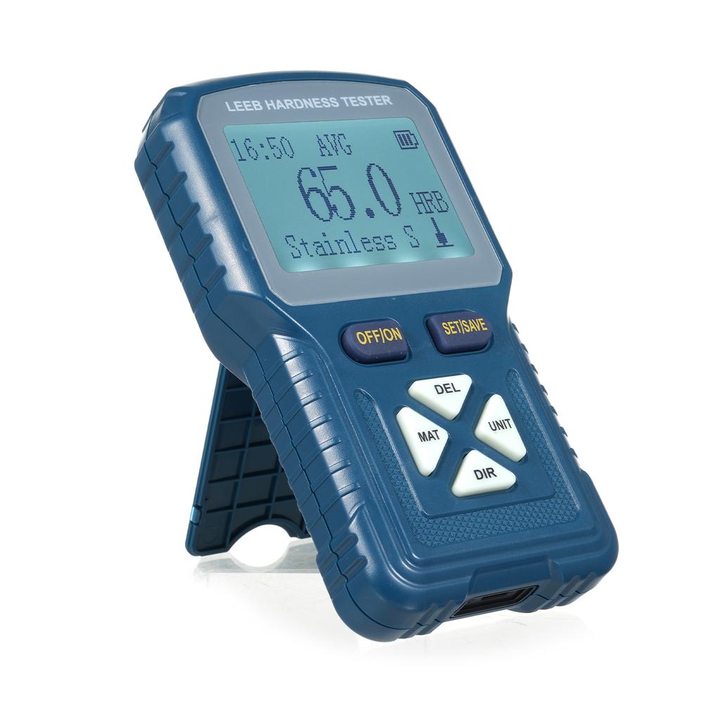 High Precision Leeb Hardness Tester Metals Hardness Test Kit Portable Digital Durometer 360 Degrees  HLD HB