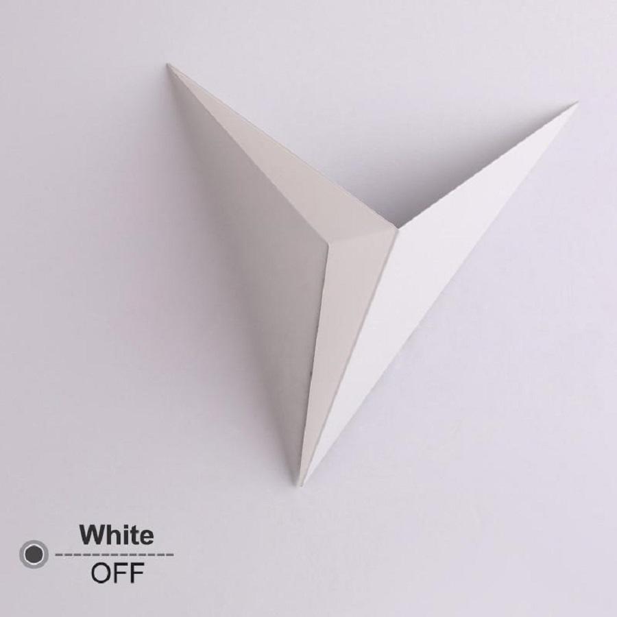Indoor Wall Lamps Nordic Style Modern Triangle Shape LED Wall Lamps Living Room Lights 3W AC85-265V Simple Lighting