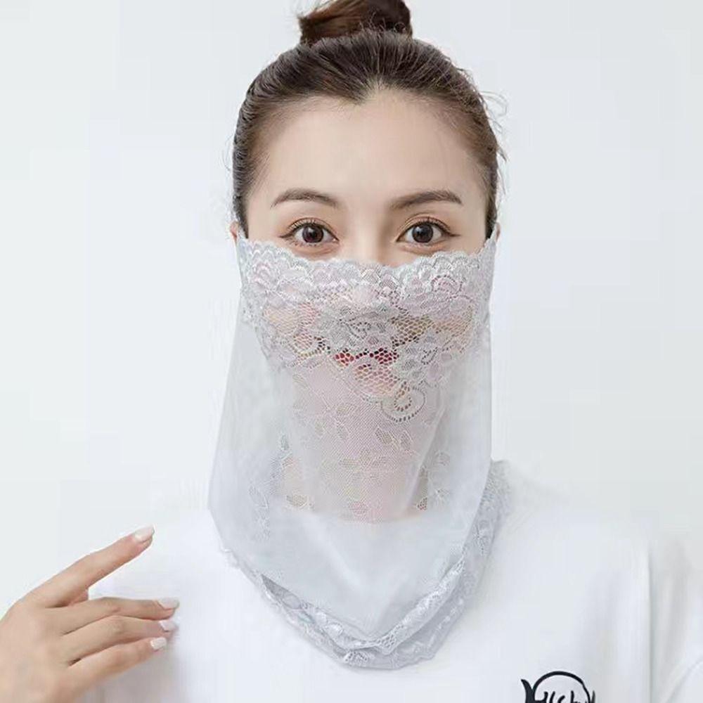 Comfortable Sunscreen Face Scarf Anti-UV Ear Headband Scarf New Neck Mask Summer
