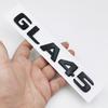 3D ABS Glossy Black GLA45 Logo Letters TURBO 4MATIC Badge Car Trunk Emblem Sticker For Mercedes Benz AMG X156 Auto Accessories AN1