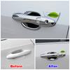 For Haval H6 2018-2024 Car Exterior Modify Chrome Side Door Handle Cover Decoration Trim Protection Sticker