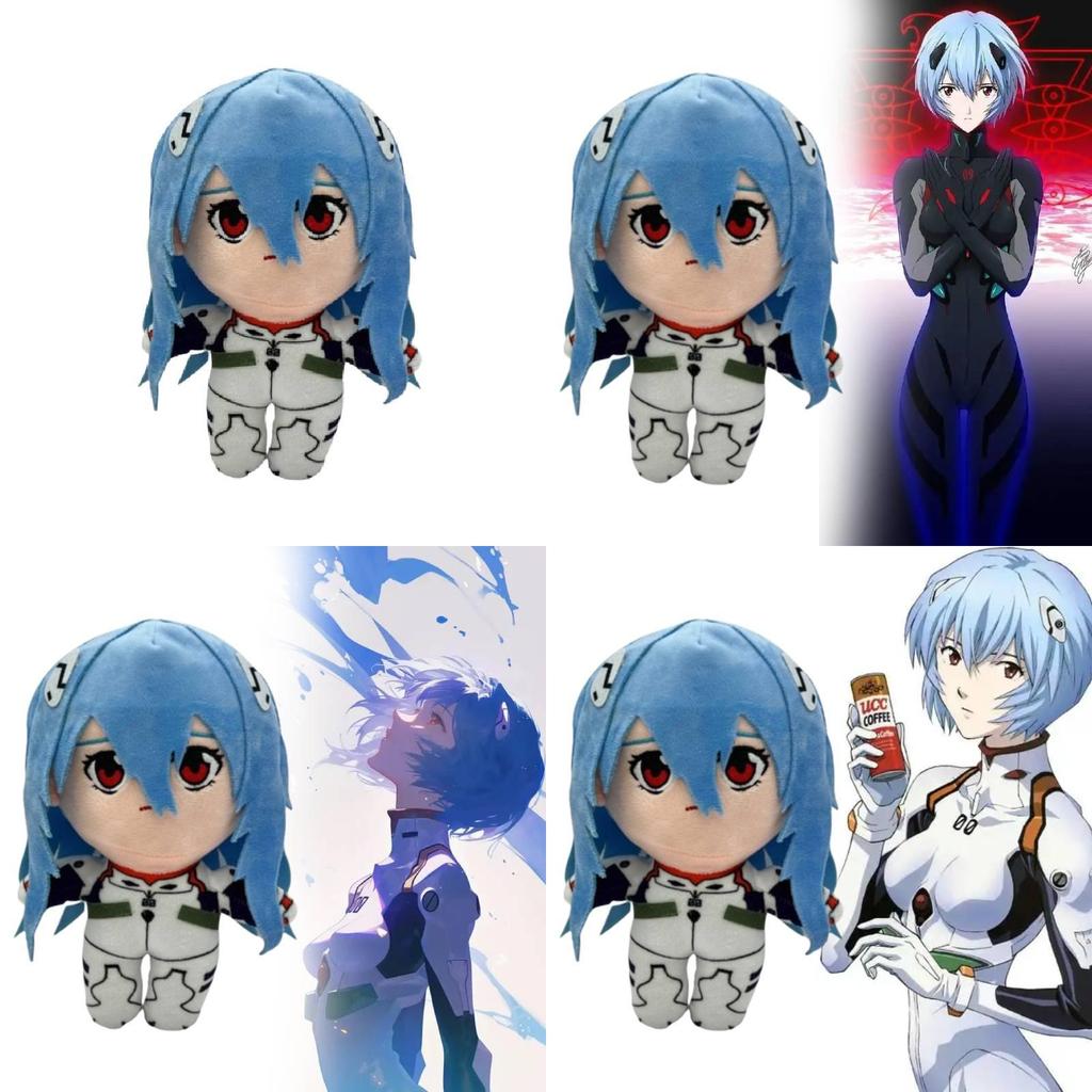 Плюшевая игрушка Аянами Рей из Neon Genesis Evangelion с наполнителем из полипропиленового хлопка для фанатов аниме