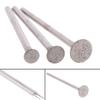12Pcs Drill Diamond Grinding Head Bur 2.3mm Jade Stone Carve Polish Engrave Tool