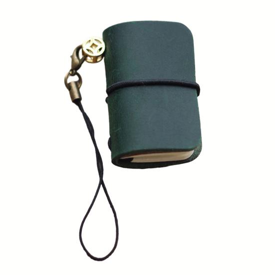 Винтажный милый мини-блокнот с обложкой из искусственной кожи и ремешком, сменный, крошечный дорожный журнал, маленький карманный дневник с книжным блоком для путешествий, для записей