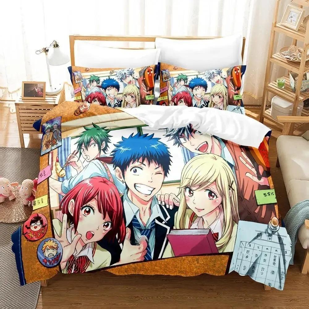 Yamada-kun And The Seven Witches Bedding Set Cartoon Anime Adult Kid Bedroom Duvet Cover Sets 3D Kawaii Girls