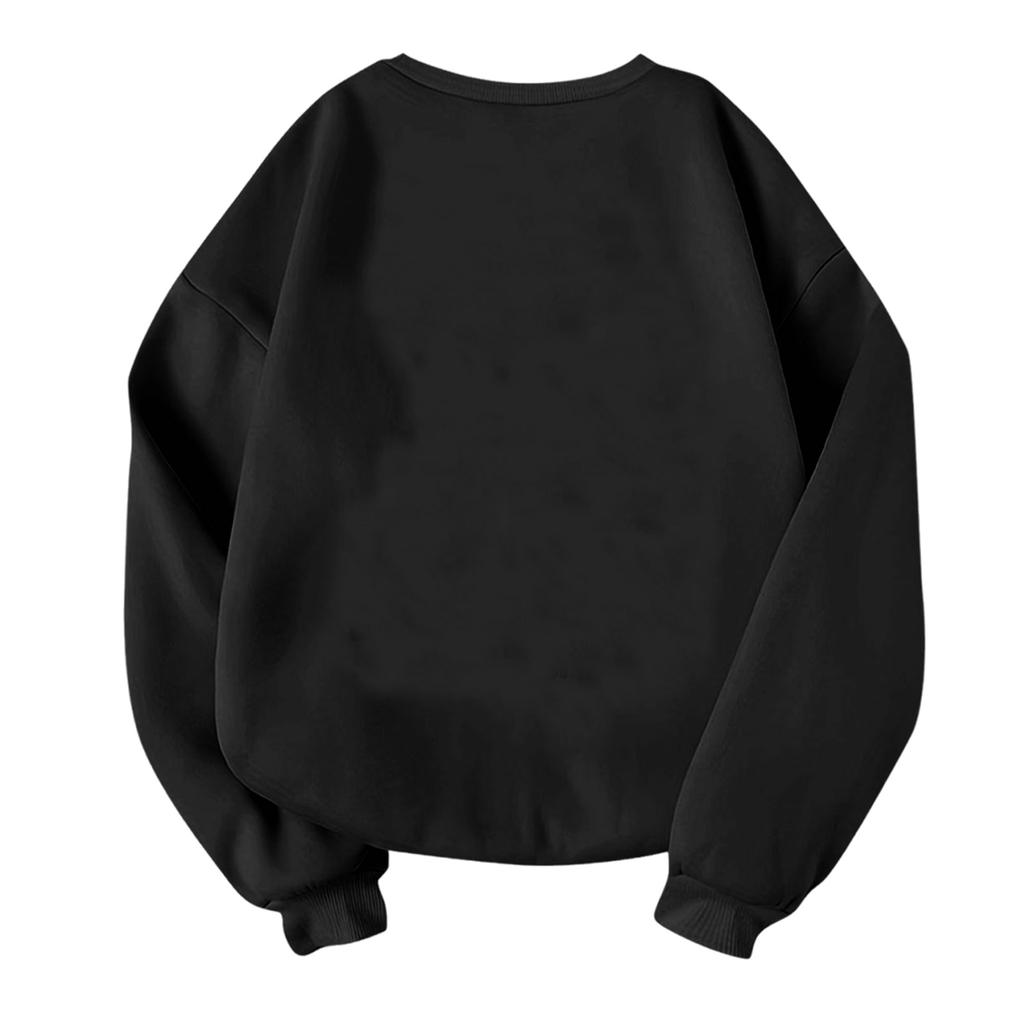 Children's Fashionable Lightweight Long-sleeved Round Neck Pullover With Pockets Printed Pullover